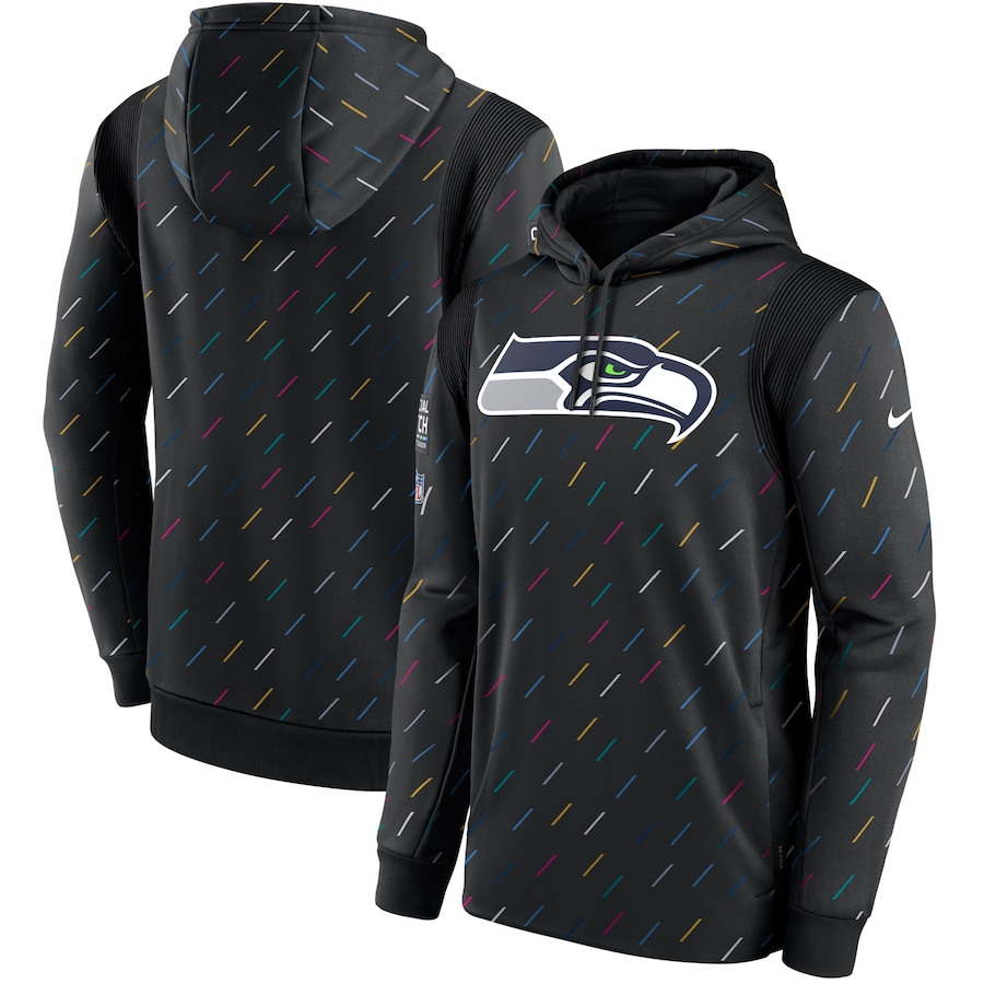 Women NFL Seattle Seahawks 2025 Nike black hoodie->seattle seahawks->NFL Jersey